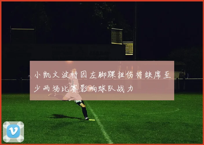 小凯文波特因左脚踝扭伤将缺席至少两场比赛影响球队战力